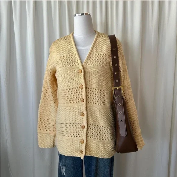 Vintage Sigrid Olsen Knit Cardigan size small. - Picture 5 of 8